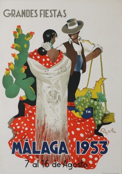 En vente :  MALAGA 1953 GRANDES FIESTAS