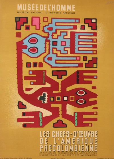 En vente :  LES CHEFS D'OEUVRE DE L'AMERIQUE PRECOLOMBIENNE - MUSEE DE L'HOMME PARIS TROCADE