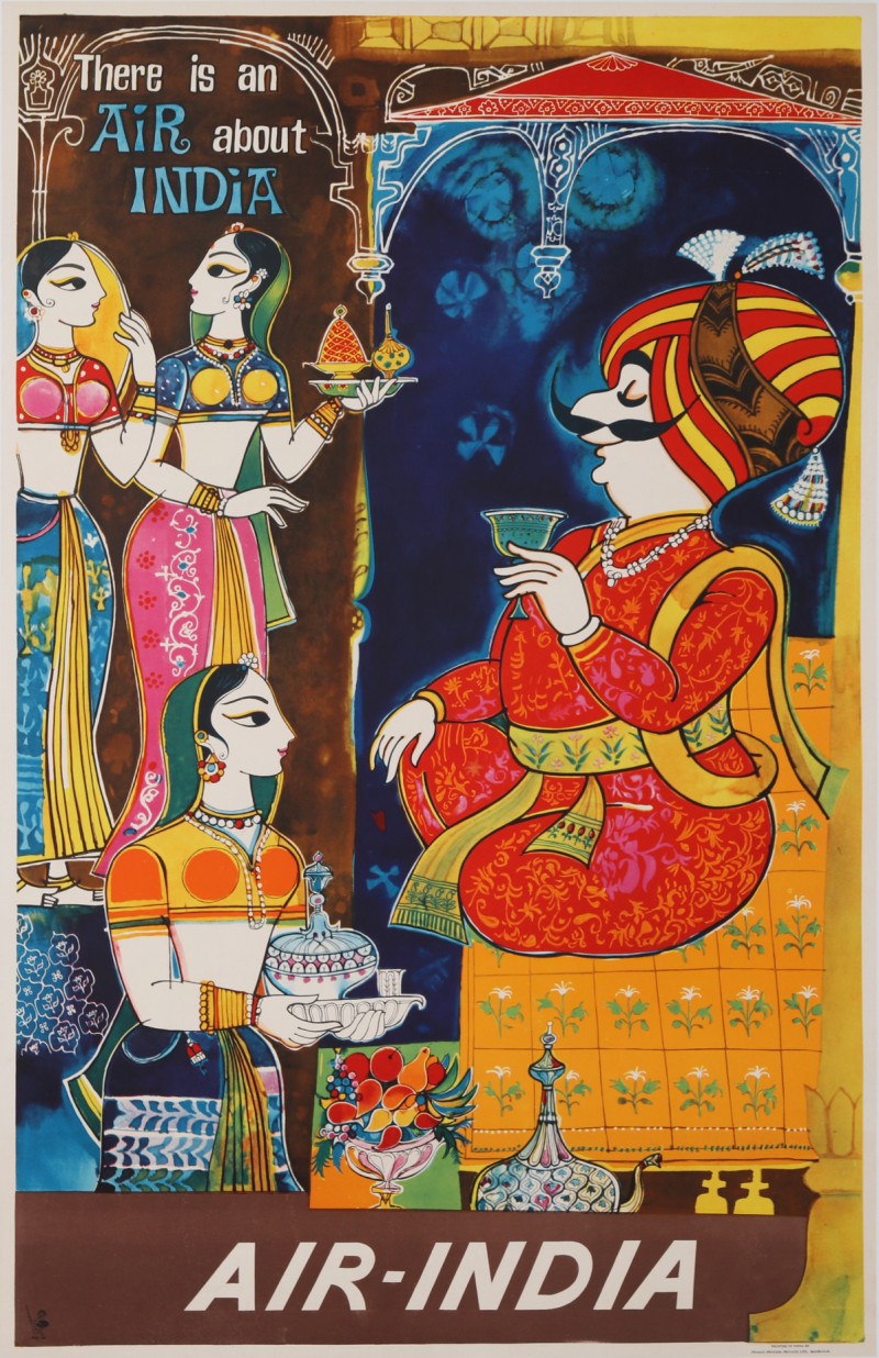 En vente :  AIR INDIA THERE IS AN AIR OF INDIA