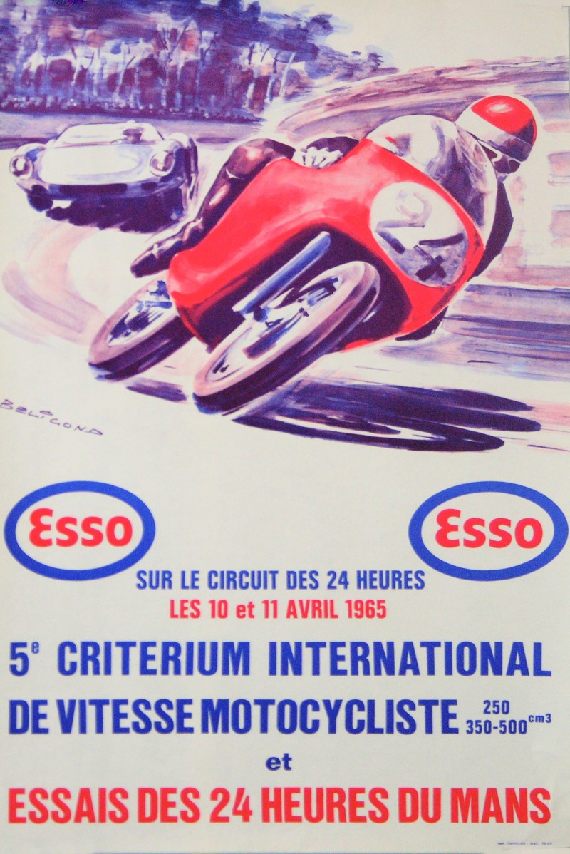 En vente :  ESSAIS VOITURES DES 24 Heures DU MANS 5e CRITERIUM INTERNATIONAL DE VITESSE MOTO