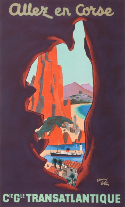 En vente :  Cie Gle TRANSATLANTIQUE ALLEZ EN CORSE