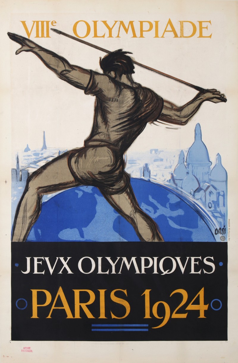 En vente :  JEUX OLYMPIQUE PARIS 1924