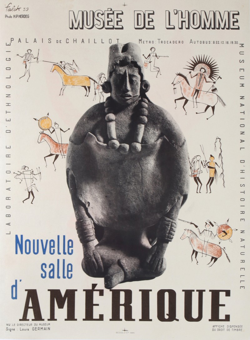 En vente :  MUSEE DE L HOMME NOUVELLE SALLE AMERIQUE - PALAIS DE CHAILLOT - TROCADERO ART PRE-COLOMBIEN