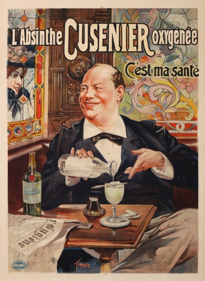 En vente :  ABSINTHE CUSENIER OXYGENÉE C'EST MA SANTÉ