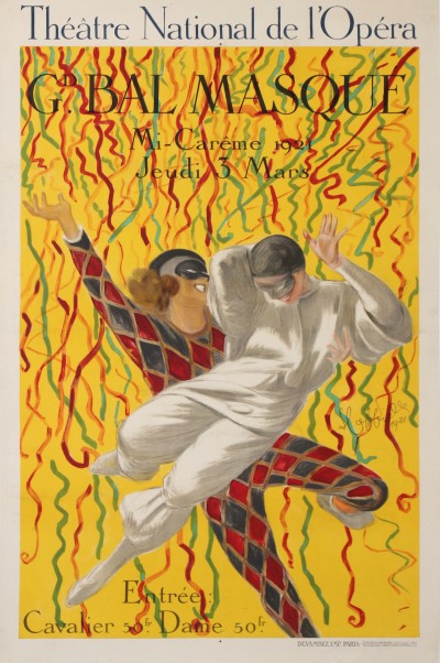 En vente :  THEATRE NATIONAL DE L'OPERA GRAND BAL MASQUE 1921