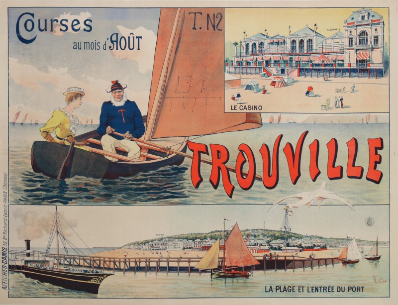 En vente :  TROUVILLE COURSES AU MOI D'AOUT - CASINO - PLAGE