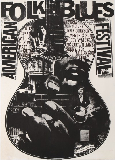 En vente :  FESTIVAL FOLK-BLUES 1963