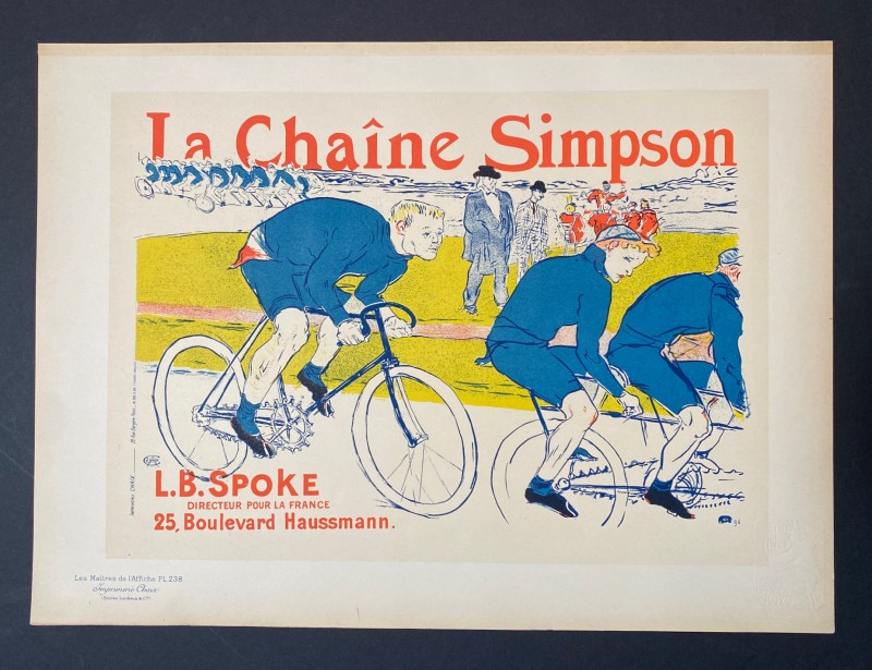 En vente :  LAUTREC LA CHAINE SIMPSON LES MAITRES DE L'AFFICHE PL.238