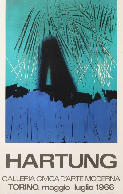 En vente :  HARTUNG EXPOSITION GALLERIA CIVICA D'ARTE MODERNA TORINO