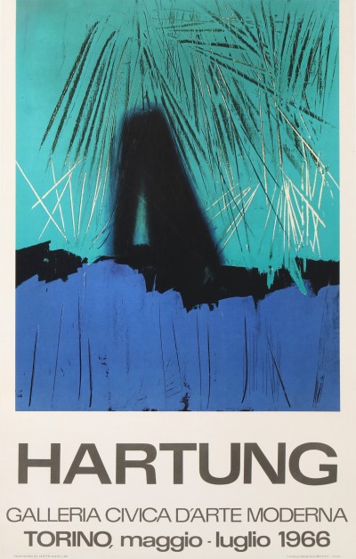 En vente :  HARTUNG EXPOSITION GALLERIA CIVICA D'ARTE MODERNA TORINO