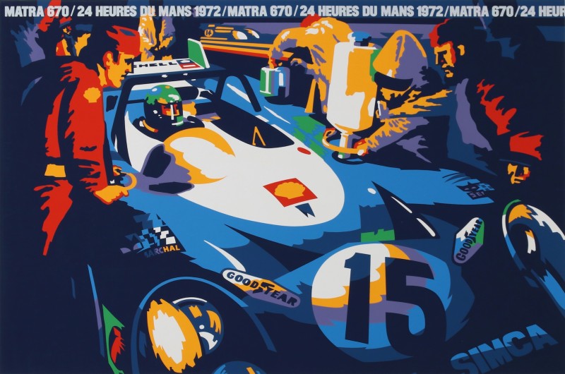 En vente :  24H DU MANS 1972 670 MATRA GOODYEAR