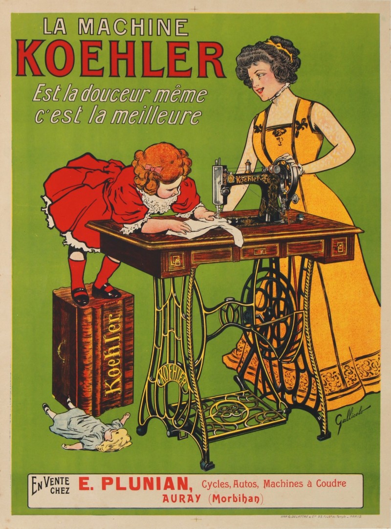 En vente :  MACHINES A COUDRE KOEHLER
