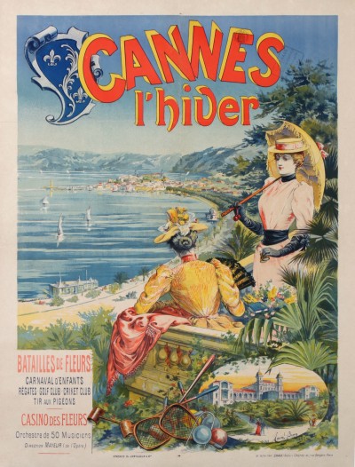 En vente :  CANNES  L'HIVER BATAILLES DE FLEURS CASINO