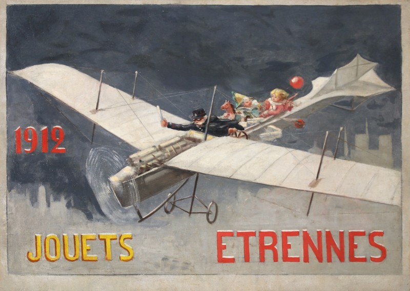 En vente :  JOUETS ETRENNES  AÉROPLANE  ANTOINETTE PROJET AFFICHE