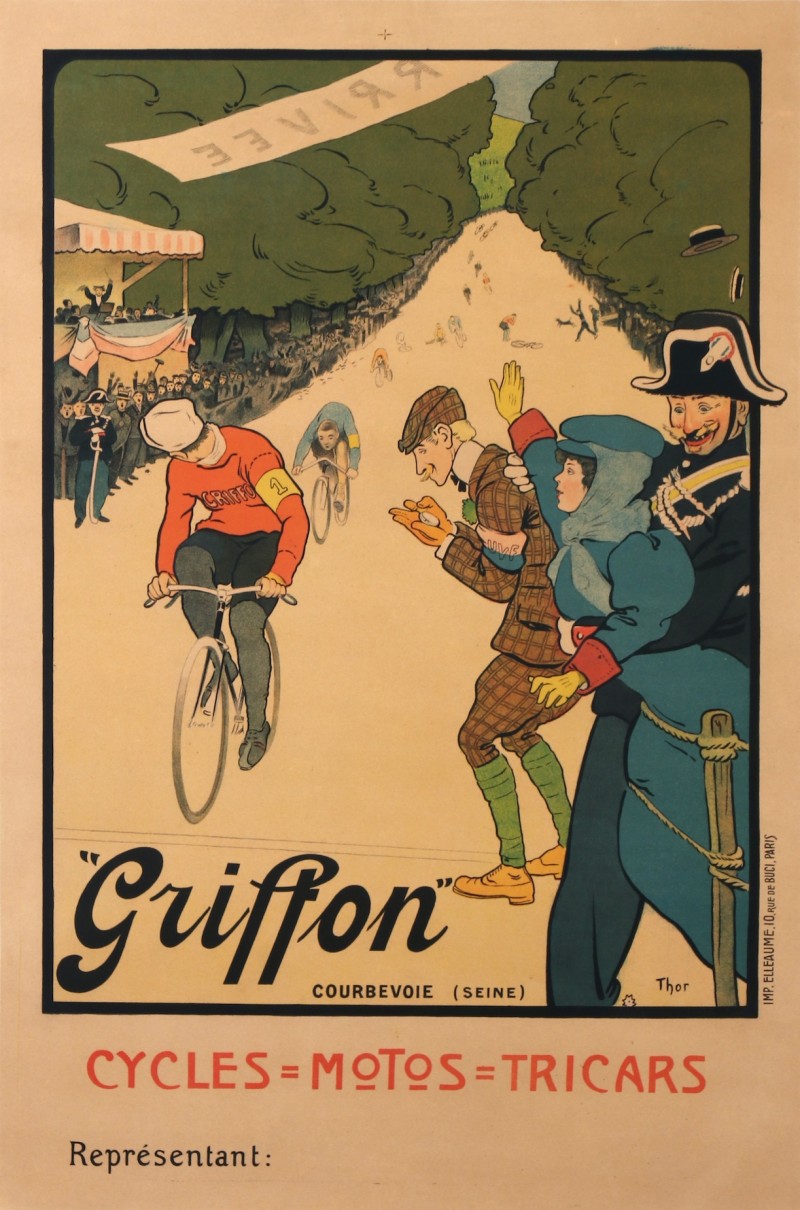 En vente :  GRIFFON COURBEVOIE CYCLES MOTOS TRICARS