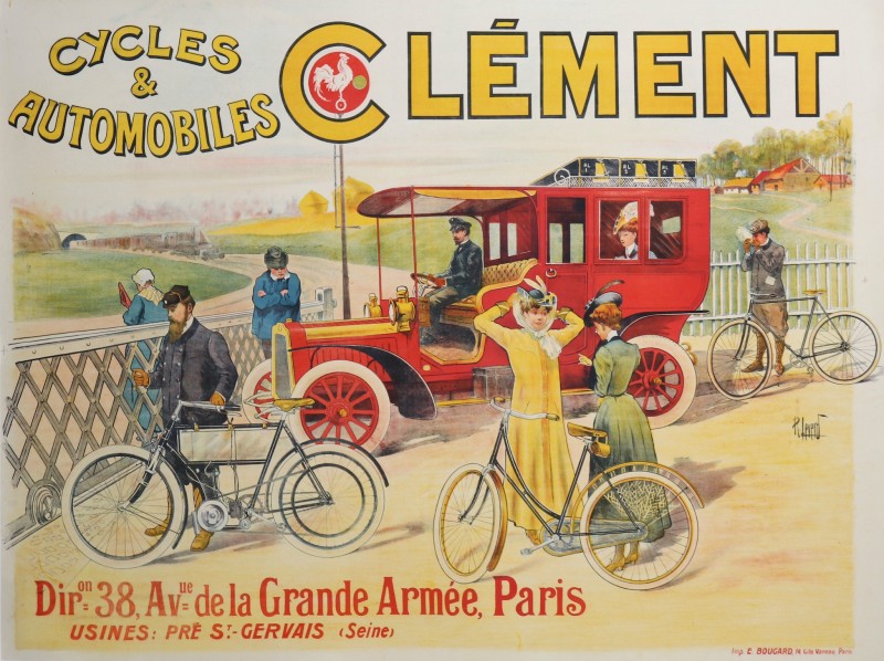 En vente :  CYCLES ET AUTOMOBILES CLEMENT