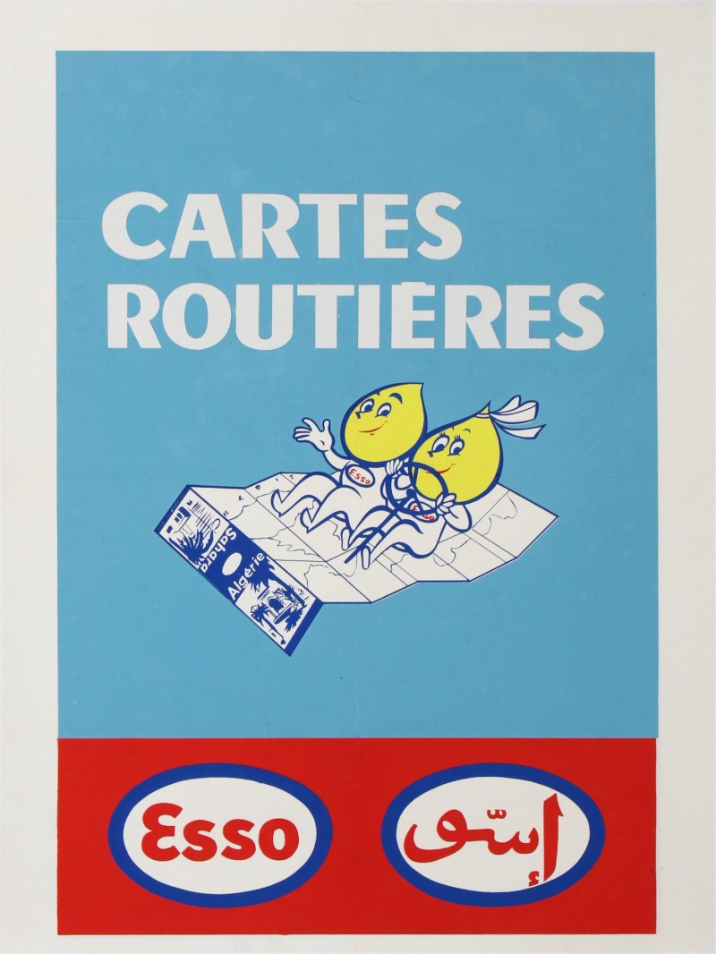 En vente :  ESSO CARTES ROUTIERES