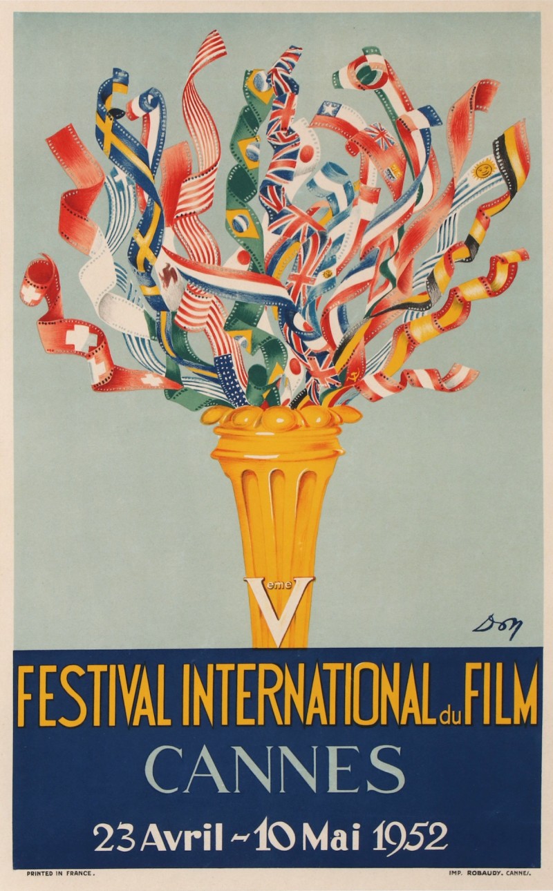 En vente :  Veme FESTIVAL INTERNATIONAL DU FILM 1952 CANNES