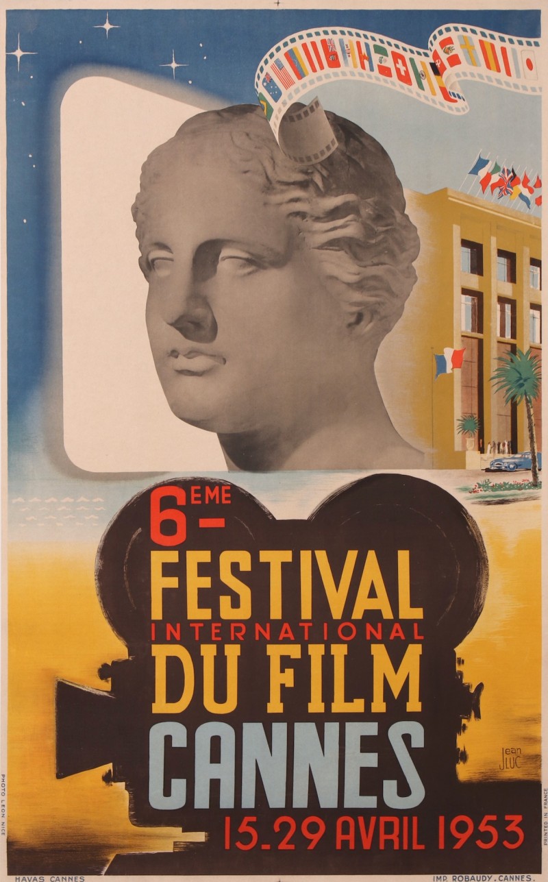 En vente :  VIeme FESTIVAL INTERNATIONAL DU FILM 1953 CANNES