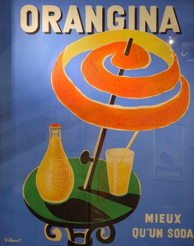 En vente :  ORANGINA MIEUX QU'UN SODA MAQUETTE ORIGINALE