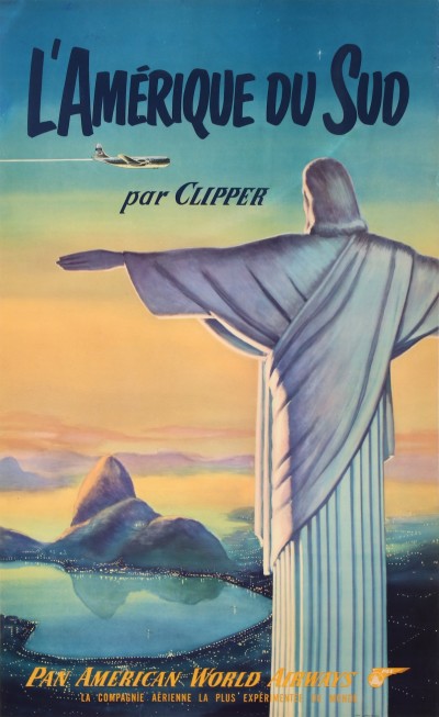 En vente :  PANAM AMERIQUE DU SUD  BRESIL BY CLIPPER