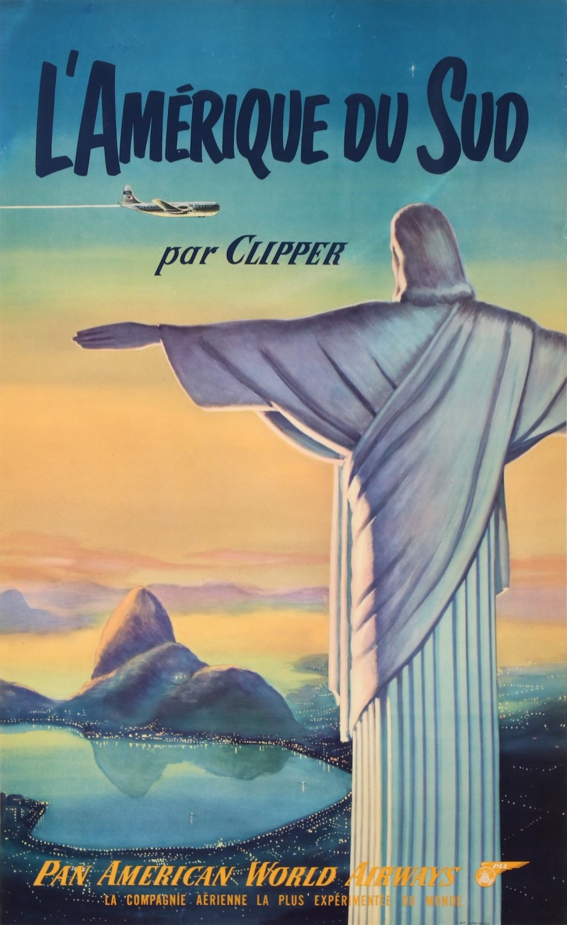 En vente :  PANAM AMERIQUE DU SUD  BRESIL BY CLIPPER