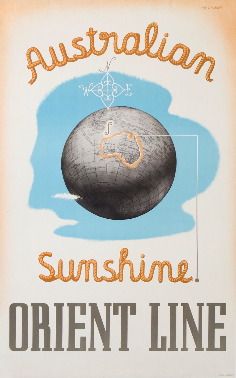 En vente :  ORIENT LINE AUSTRALIAN SUNSHINE
