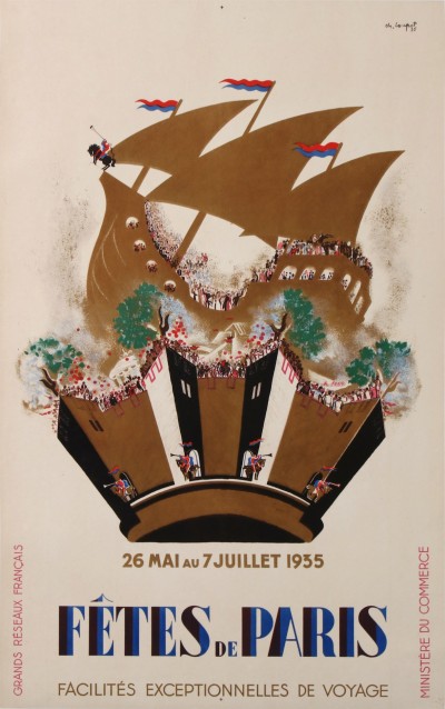 En vente :  FETES DE PARIS 26 Mai au 7 Juillet 1935