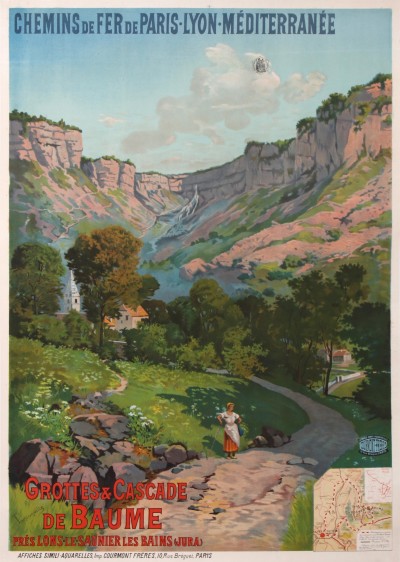 En vente :  PLM GROTTES ET CASCADE DE BAUME