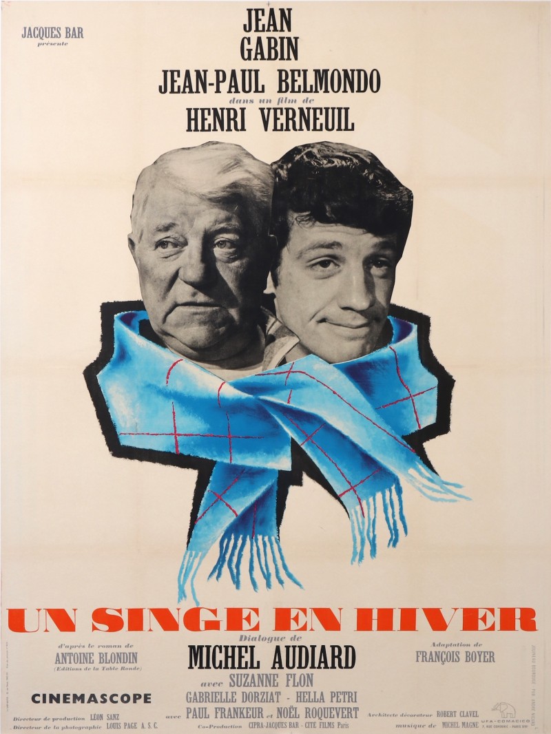En vente :  UN SINGE EN HIVER  BELMONDO ET JEAN GABIN
