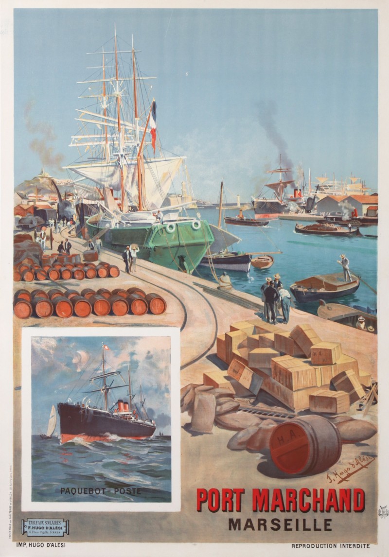 En vente :  PORT MARCHAND DE MARSEILLE