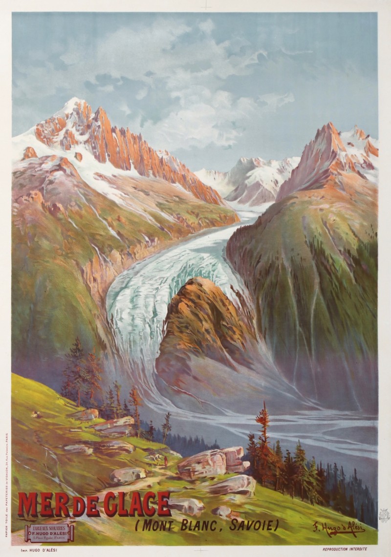 En vente :  MER DE GLACE MONT-BLANC SAVOIE