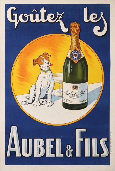 En vente :  AUBEL ET FILS  GOUTEZ LES VIN MOUSSEUX DE SAUMUR
