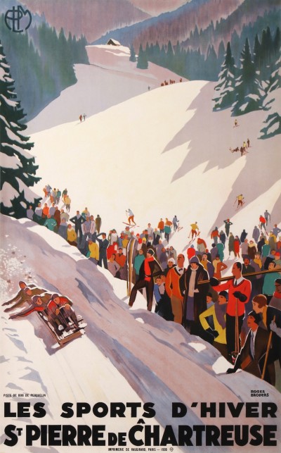 En vente :  DÉJA VENDUE..!!!! LES SPORTS D'HIVER St PIERRE de CHARTREUSE PISTE DE BOB DE PERQUELIN
