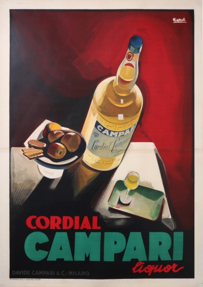 En vente :  NIZZOLI CORDIAL CAMPARI LARGE SIZE