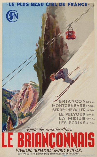 En vente :  LE BRIANÇONNAIS ROUTE DES ALPES  BRIANÇON MONGENEVRE SERRE CHEVALIER LE PELVOUSX LA MEIJE LES ECRINS SNCF