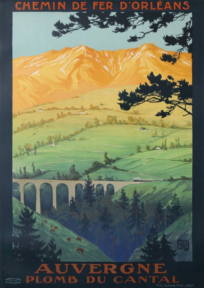 En vente :  AUVERGNE PLOMB DU CANTAL CHEMIN DE FER D ORLEANS