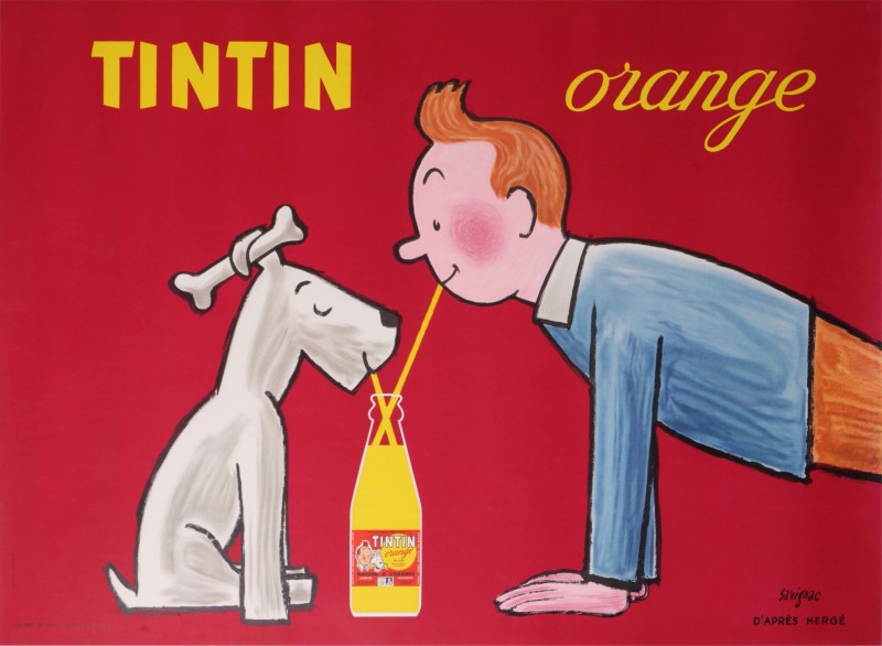 En vente :  TINTIN ORANGE SAVIGNAC D'APRÉS HERGÉ T