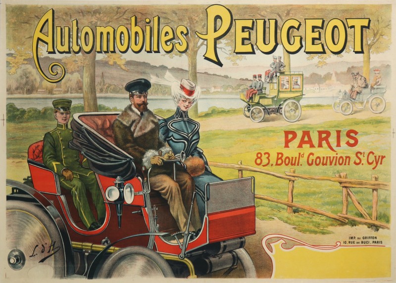 En vente :  AUTOMOBILES PEUGEOT PARIS 83 Bld GOUVION St CYR