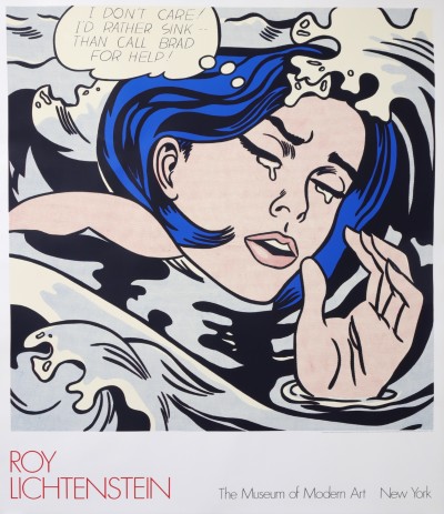 En vente :  I DON'T CARE LICHTENSTEIN ROY  MUSEUM OF MODERN ART NEW YORK 1989