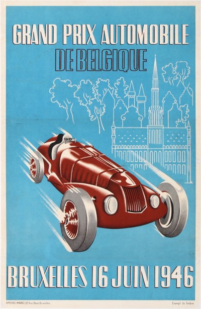 En vente :  GRAND PRIX AUTOMOBILE BRUXELLES