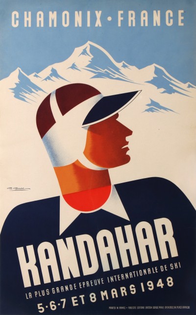 En vente :  CHAMONIX KANDAHAR 1948 La Plus Grande Epreuve Internationale de Ski