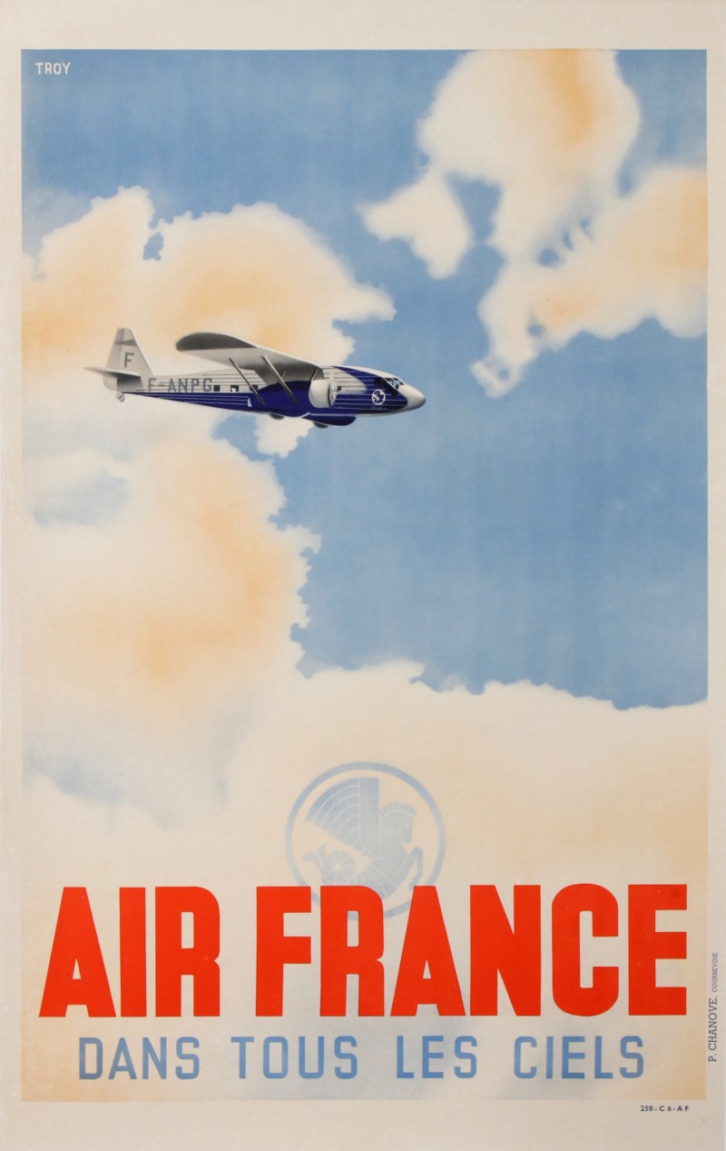 En vente :  AIR FRANCE DANS TOUS LES CIELS