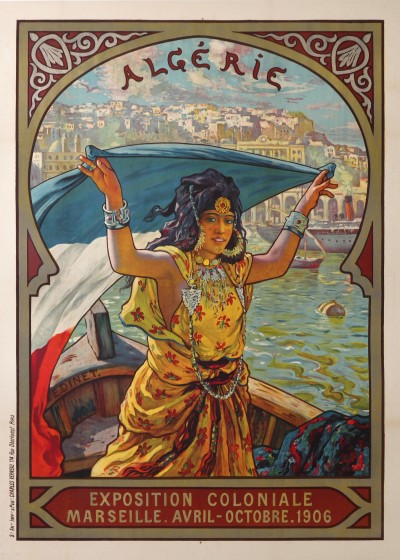 En vente :  DINET Etienne MARSEILLE 1906 EXPOSITION COLONIALE ALGERIE