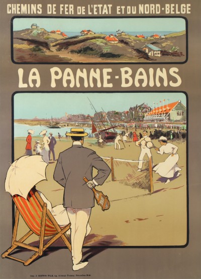 En vente :  CHEMINS DE FER DE L ETAT ET DU NORD-BELGE LA PANNE-BAINS