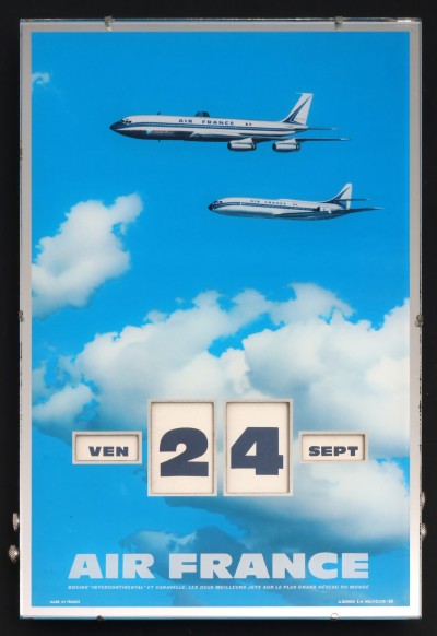 En vente :  CALENDRIER PERPETUEL AIR FRANCE CARAVELLE BOEING 707