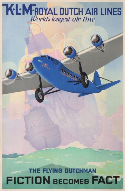 En vente :  KLM ROYAL DUTCH AIR LINES THE FLYING DUTCHMAN World's Longest Air Line