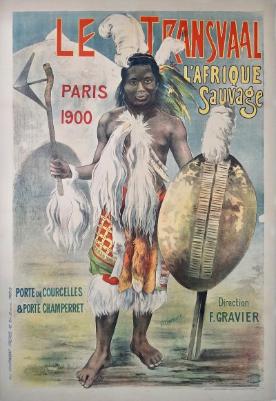 En vente :  LE TRANSVAAL L'AFRIQUE SAUVAGE PARIS EXPOSITION 1900