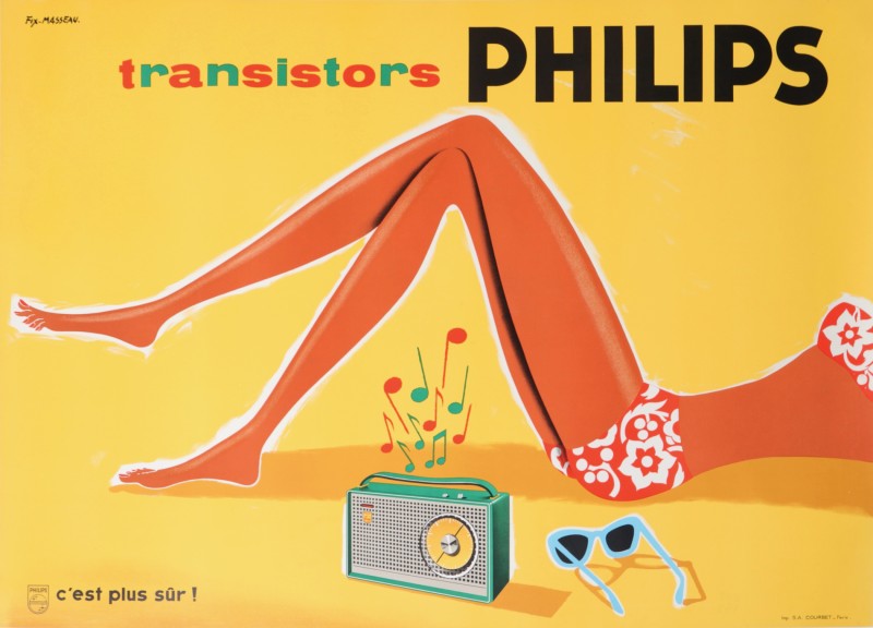 En vente :  PHILIPS TRANSISTORS BIKINI