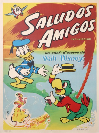 En vente :  WALT DISNEY SALUDOS AMIGOS  DESSIN ANIMÉ TECHNICOLOR